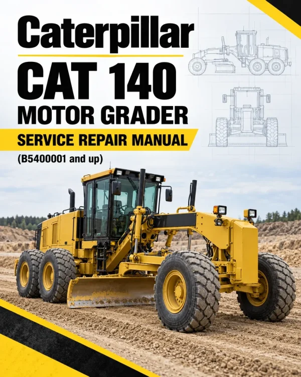 Caterpillar CAT 140 Motor Grader Service Repair Manual (B5400001 and up) Caterpillar CAT 140 Motor Grader Service Repair Manual (B5400001 and up)