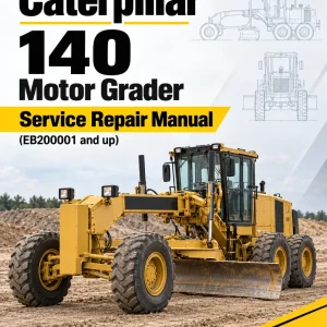 Caterpillar CAT 140 Motor Grader Service Repair Manual (EB200001 and up) Caterpillar CAT 140 Motor Grader Service Repair Manual (EB200001 and up)