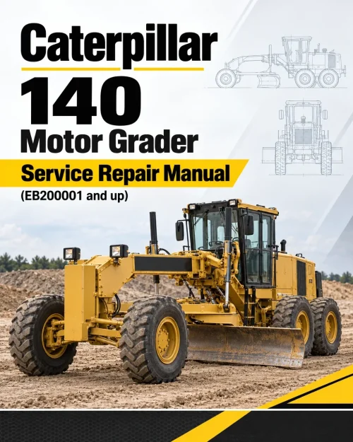 Caterpillar CAT 140 Motor Grader Service Repair Manual (EB200001 and up) Caterpillar CAT 140 Motor Grader Service Repair Manual (EB200001 and up)