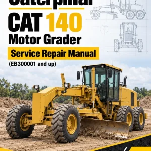 Caterpillar CAT 140 Motor Grader Service Repair Manual (EB300001 and up) Caterpillar CAT 140 Motor Grader Service Repair Manual (EB300001 and up)