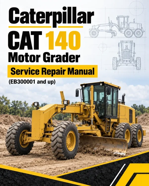 Caterpillar CAT 140 Motor Grader Service Repair Manual (EB300001 and up)
