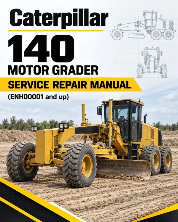 Caterpillar CAT 140 Motor Grader Service Repair Manual (ENH00001 and up)