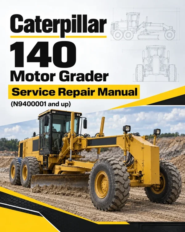 Caterpillar CAT 140 Motor Grader Service Repair Manual (N9400001 and up)