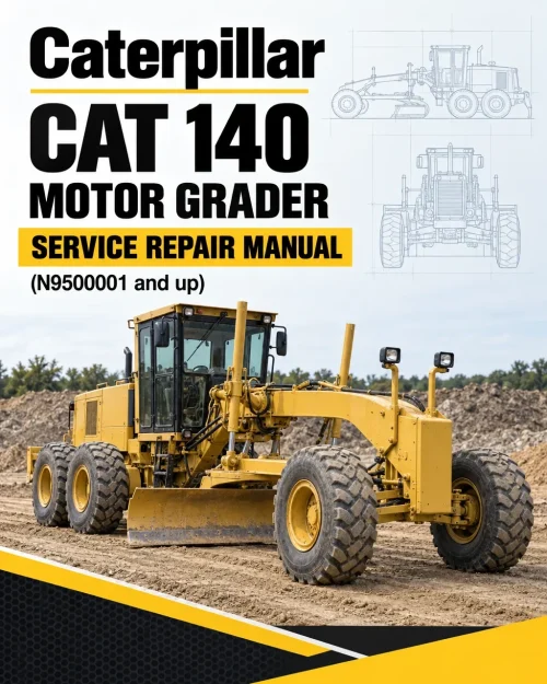 Caterpillar CAT 140 Motor Grader Service Repair Manual (N9500001 and up)