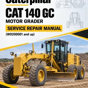 Caterpillar CAT 140 GC Motor Grader Service Repair Manual (W9200001 and up) Caterpillar CAT 140 GC Motor Grader Service Repair Manual (W9200001 and up)