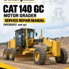 Caterpillar CAT 140 GC Motor Grader Service Repair Manual (W9300001 and up)