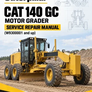 Caterpillar CAT 140 GC Motor Grader Service Repair Manual (W9300001 and up) Caterpillar CAT 140 GC Motor Grader Service Repair Manual (W9300001 and up)