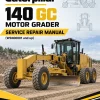 Caterpillar CAT 140 GC Motor Grader Service Repair Manual (W9400001 and up)