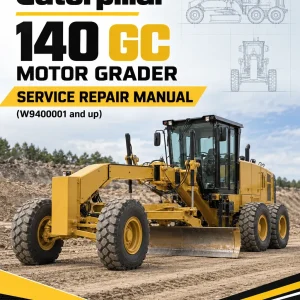 Caterpillar CAT 140 GC Motor Grader Service Repair Manual (W9400001 and up) Caterpillar CAT 140 GC Motor Grader Service Repair Manual (W9400001 and up)