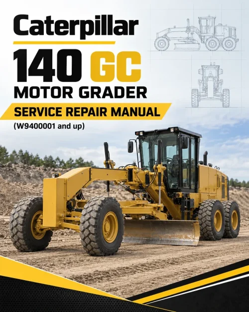 Caterpillar CAT 140 GC Motor Grader Service Repair Manual (W9400001 and up)