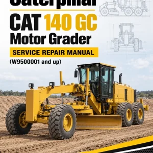Caterpillar CAT 140 GC Motor Grader Service Repair Manual (W9500001 and up) Caterpillar CAT 140 GC Motor Grader Service Repair Manual (W9500001 and up)