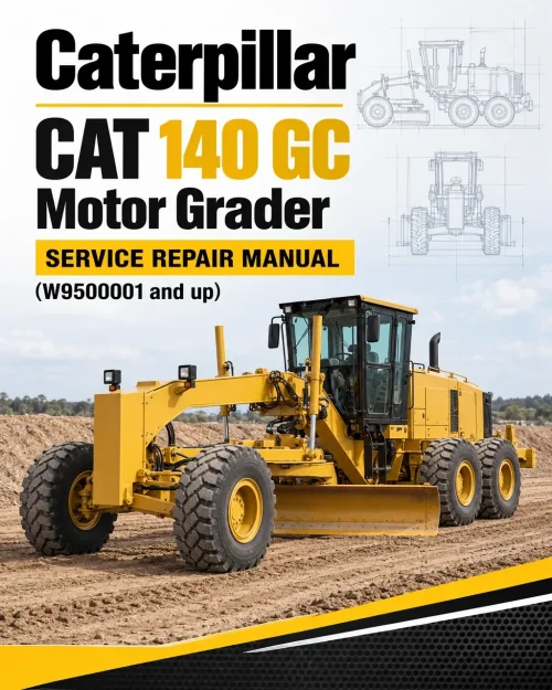 Caterpillar CAT 140 GC Motor Grader Service Repair Manual (W9500001 and up)