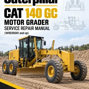 Caterpillar CAT 140 GC Motor Grader Service Repair Manual (W9E00001 and up) Caterpillar CAT 140 GC Motor Grader Service Repair Manual (W9E00001 and up)