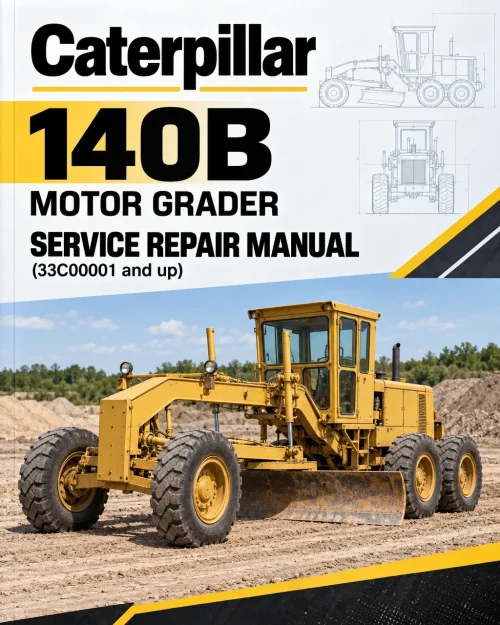 Caterpillar CAT 140B Motor Grader Service Repair Manual (33C00001 and up)