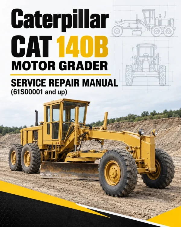 Caterpillar CAT 140B Motor Grader Service Repair Manual (61S00001 and up) Caterpillar CAT 140B Motor Grader Service Repair Manual (61S00001 and up)