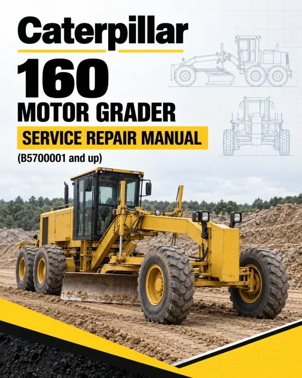 Caterpillar CAT 160 Motor Grader Service Repair Manual (B5700001 and up) Caterpillar CAT 160 Motor Grader Service Repair Manual (B5700001 and up)