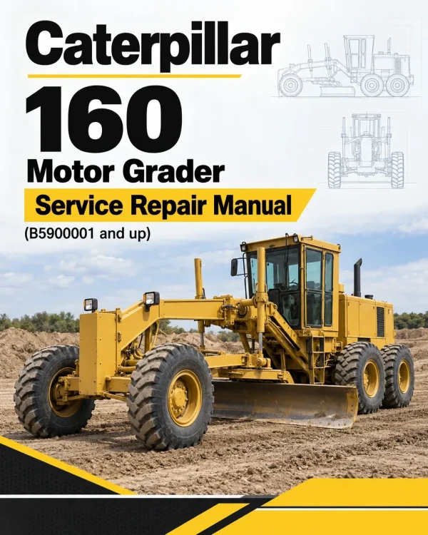 Caterpillar CAT 160 Motor Grader Service Repair Manual (B5900001 and up) Caterpillar CAT 160 Motor Grader Service Repair Manual (B5900001 and up)