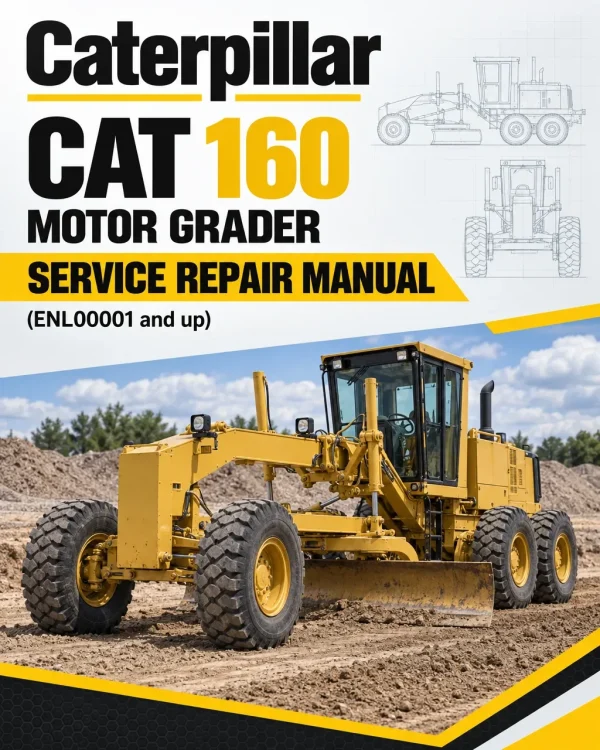 Caterpillar CAT 160 Motor Grader Service Repair Manual (ENL00001 and up)
