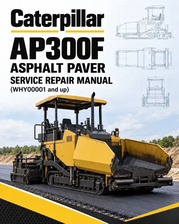 Caterpillar CAT AP300F Asphalt Paver Service Repair Manual (WHY00001 and up)
