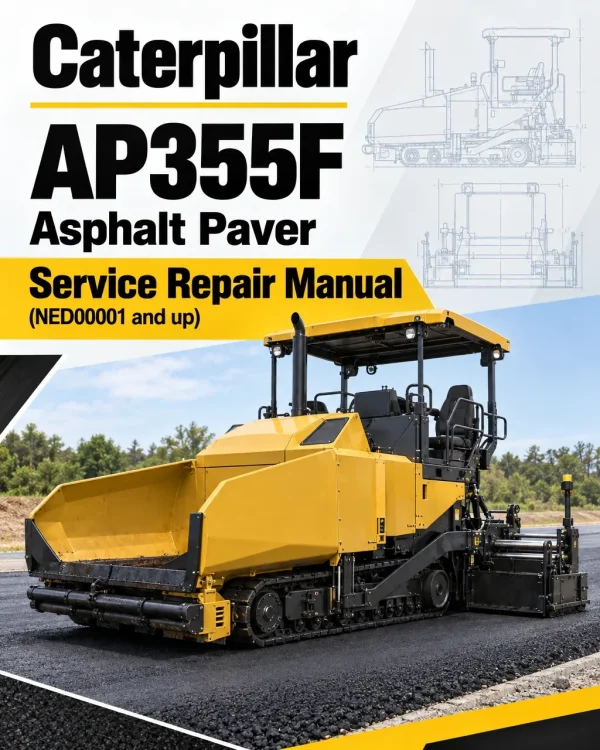 Caterpillar CAT AP355F Asphalt Paver Service Repair Manual (NED00001 and up)