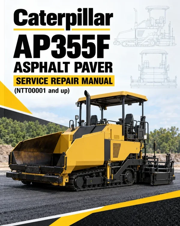 Caterpillar CAT AP355F Asphalt Paver Service Repair Manual (NTT00001 and up)