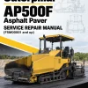 Caterpillar CAT AP500F Asphalt Paver Service Repair Manual (F5M00001 and up)