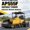 Caterpillar CAT AP555F Asphalt Paver Service Repair Manual (5F500001 and up) Caterpillar CAT AP555F Asphalt Paver Service Repair Manual (5F500001 and up)