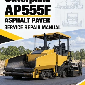 Caterpillar CAT AP555F Asphalt Paver Service Repair Manual (5F500001 and up)