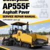 Caterpillar CAT AP555F Asphalt Paver Service Repair Manual (AP500001 and up)