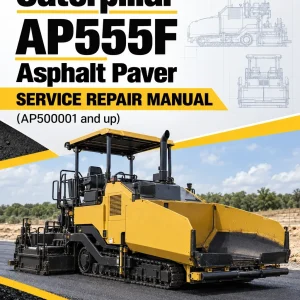 Caterpillar CAT AP555F Asphalt Paver Service Repair Manual (AP500001 and up)
