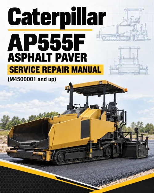 Caterpillar CAT AP555F Asphalt Paver Service Repair Manual (M4500001 and up) Caterpillar CAT AP555F Asphalt Paver Service Repair Manual (M4500001 and up)