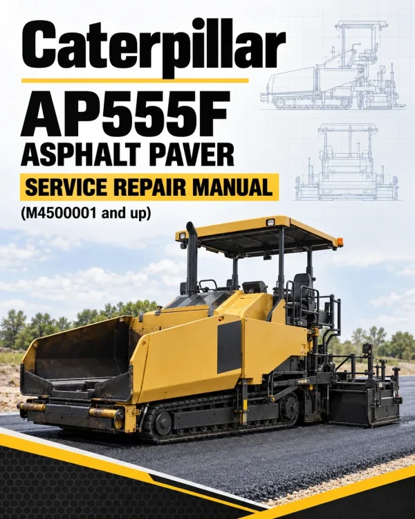 Caterpillar CAT AP555F Asphalt Paver Service Repair Manual (M4500001 and up) Caterpillar CAT AP555F Asphalt Paver Service Repair Manual (M4500001 and up)