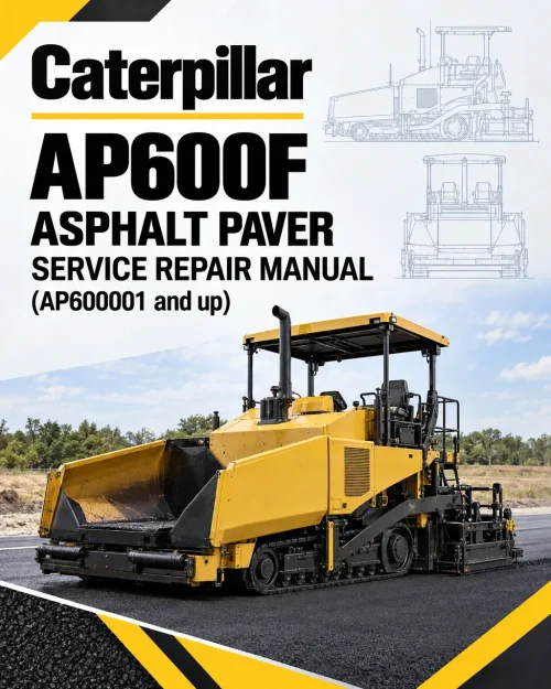 Caterpillar CAT AP600F Asphalt Paver Service Repair Manual (AP600001 and up)