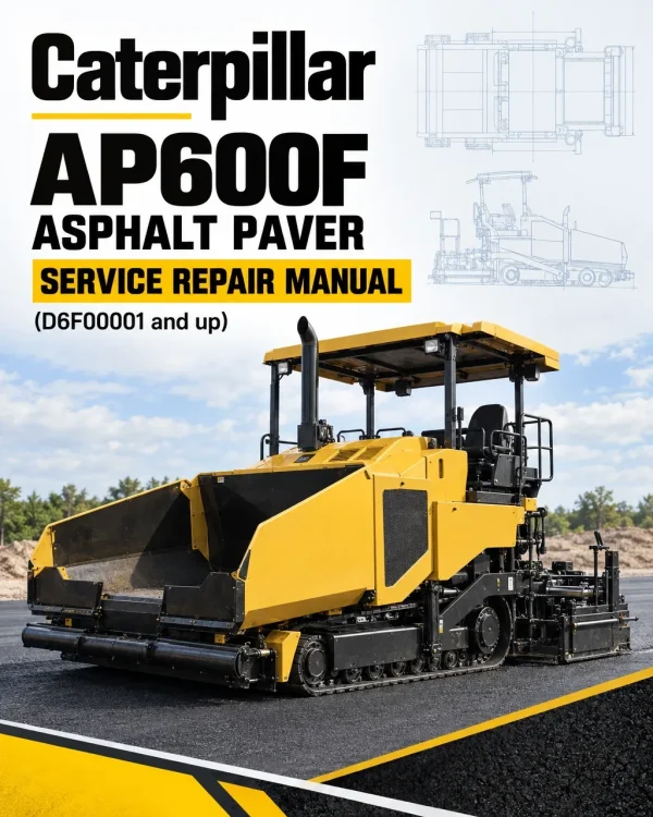 Caterpillar CAT AP600F Asphalt Paver Service Repair Manual (D6F00001 and up) Caterpillar CAT AP600F Asphalt Paver Service Repair Manual (D6F00001 and up)