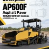 Caterpillar CAT AP600F Asphalt Paver Service Repair Manual (JA600001 and up)