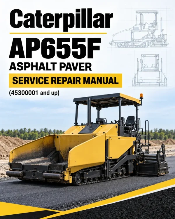 Caterpillar CAT AP655F Asphalt Paver Service Repair Manual (45300001 and up) Caterpillar CAT AP655F Asphalt Paver Service Repair Manual (45300001 and up)