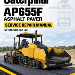 Caterpillar CAT AP655F Asphalt Paver Service Repair Manual (MH600001 and up)