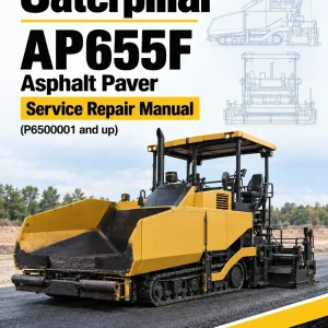 Caterpillar CAT AP655F Asphalt Paver Service Repair Manual (P6500001 and up)