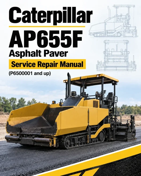 Caterpillar CAT AP655F Asphalt Paver Service Repair Manual (P6500001 and up)