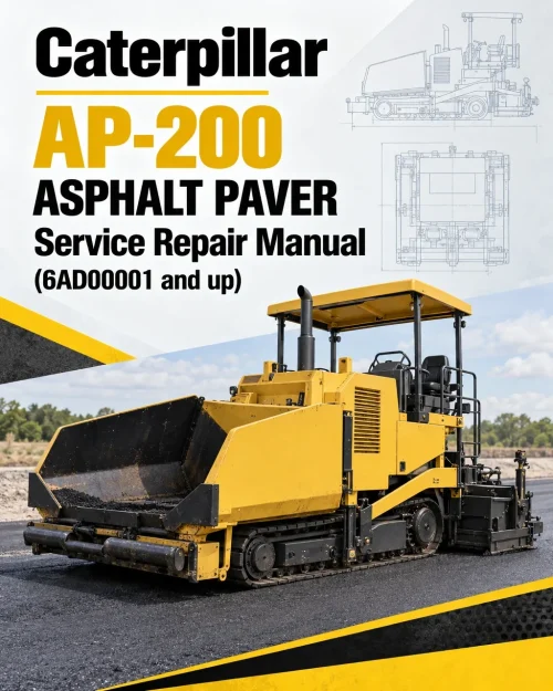 Caterpillar CAT AP-200 Asphalt Paver Service Repair Manual (6AD00001 and up) Caterpillar CAT AP-200 Asphalt Paver Service Repair Manual (6AD00001 and up)