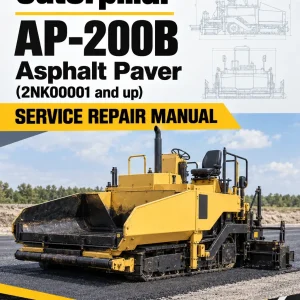 Caterpillar CAT AP-200B Asphalt Paver Service Repair Manual (2NK00001 and up)