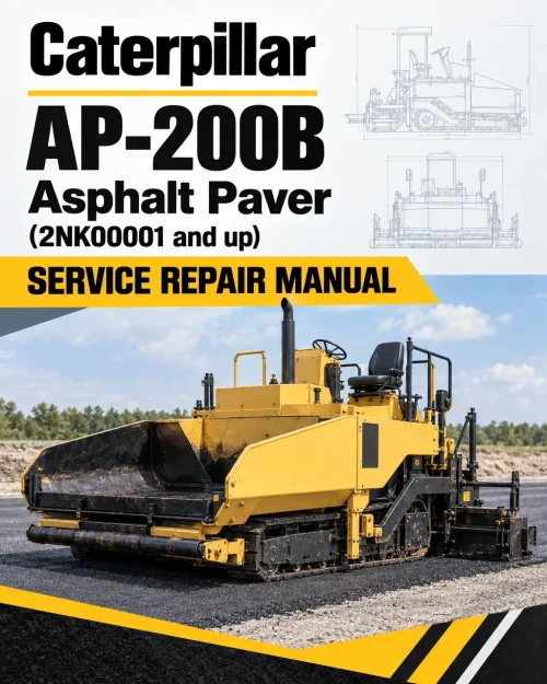 Caterpillar CAT AP-200B Asphalt Paver Service Repair Manual (2NK00001 and up) Caterpillar CAT AP-200B Asphalt Paver Service Repair Manual (2NK00001 and up)