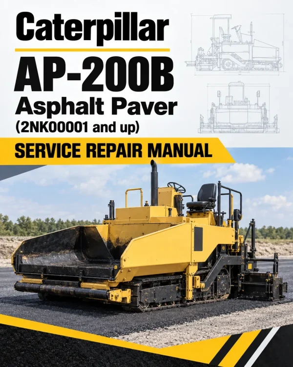 Caterpillar CAT AP-200B Asphalt Paver Service Repair Manual (2NK00001 and up) Caterpillar CAT AP-200B Asphalt Paver Service Repair Manual (2NK00001 and up)