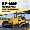 Caterpillar CAT AP-555E Asphalt Paver Service Repair Manual (A5D00001 and up)