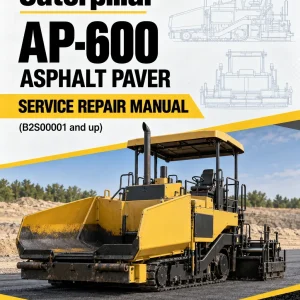 Caterpillar CAT AP-600 Asphalt Paver Service Repair Manual (B2S00001 and up)