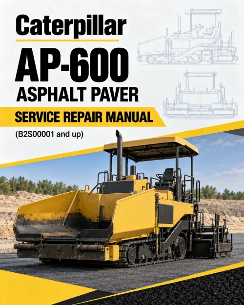Caterpillar CAT AP-600 Asphalt Paver Service Repair Manual (B2S00001 and up) Caterpillar CAT AP-600 Asphalt Paver Service Repair Manual (B2S00001 and up)