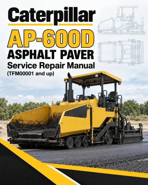 Caterpillar CAT AP-600D Asphalt Paver Service Repair Manual (TFM00001 and up) Caterpillar CAT AP-600D Asphalt Paver Service Repair Manual (TFM00001 and up)