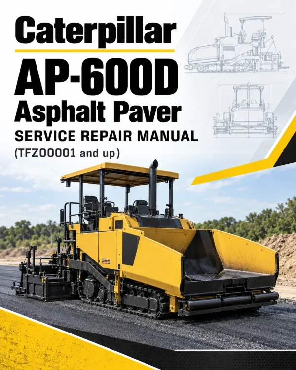 Caterpillar CAT AP-600D Asphalt Paver Service Repair Manual (TFZ00001 and up) Caterpillar CAT AP-600D Asphalt Paver Service Repair Manual (TFZ00001 and up)
