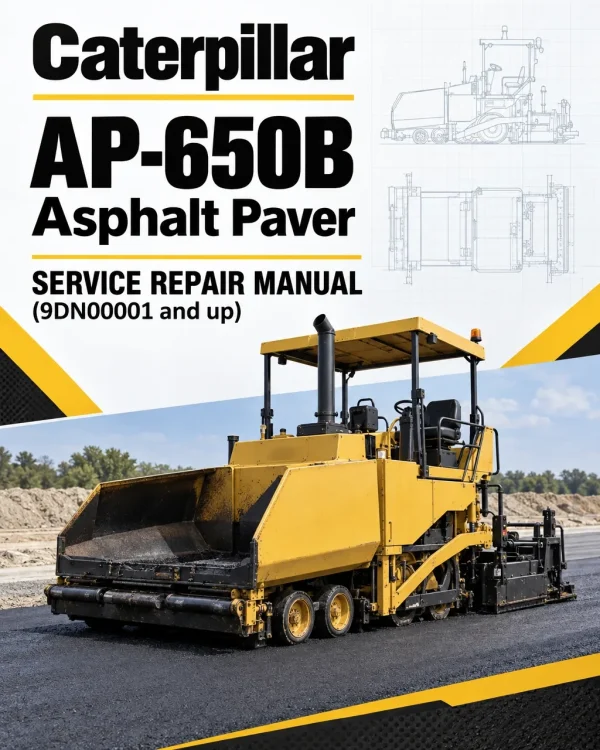 Caterpillar CAT AP-650B Asphalt Paver Service Repair Manual (9DN00001 and up) Caterpillar CAT AP-650B Asphalt Paver Service Repair Manual (9DN00001 and up)