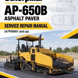 Caterpillar CAT AP-650B Asphalt Paver Service Repair Manual (A7P00001 and up)
